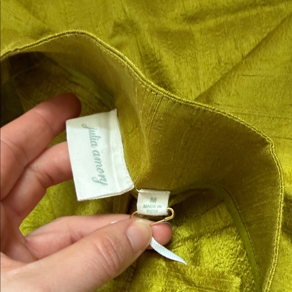 NWT Julia Pants silk in pear - Picture 3 of 3